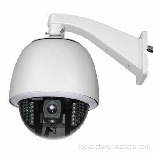 H.264 IP PTZ IR Camera, Supports Smartphone View and Control